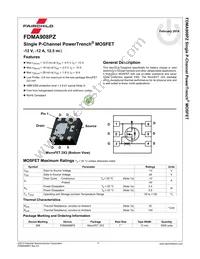 FDMA908PZ Datasheet Page 2
