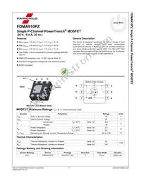 FDMA910PZ Datasheet Page 2