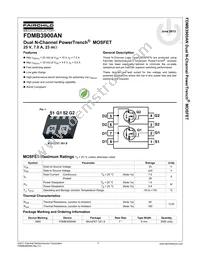 FDMB3900AN Datasheet Page 2