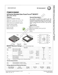 FDMC010N08C Datasheet Cover