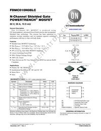 FDMC010N08LC Datasheet Cover