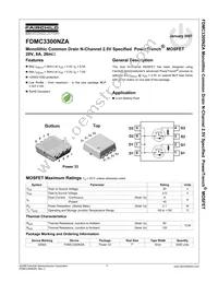 FDMC3300NZA Datasheet Cover