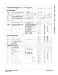 FDMC7200 Datasheet Page 3