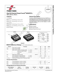 FDMC7200S Datasheet Page 2