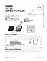 FDMC7208S Datasheet Page 2