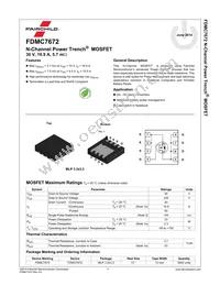FDMC7672 Datasheet Page 2