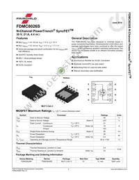 FDMC8026S Datasheet Page 2
