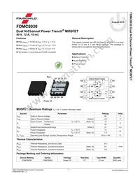 FDMC8030 Datasheet Page 2