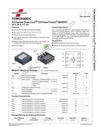 FDMC8588DC Datasheet Page 2