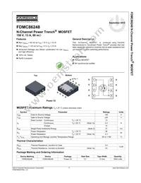 FDMC86248 Datasheet Page 2