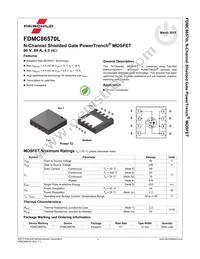 FDMC86570L Datasheet Page 2