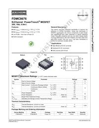 FDMC8676 Datasheet Cover