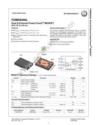 FDMD8440L Datasheet Page 2