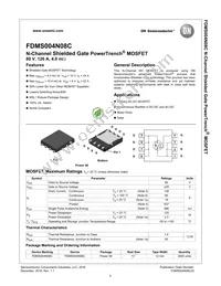 FDMS004N08C Datasheet Page 2