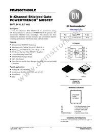 FDMS007N08LC Datasheet Cover