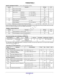 FDMS007N08LC Datasheet Page 2