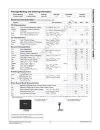 FDMS037N08B Datasheet Page 3