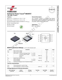 FDMS3500 Datasheet Page 2