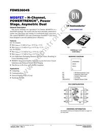 FDMS3604S Datasheet Cover