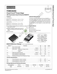 FDMS3626S Datasheet Page 2
