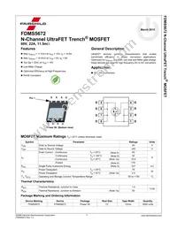 FDMS5672 Datasheet Page 2