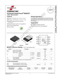 FDMS6673BZ Datasheet Page 2