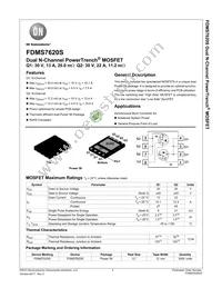 FDMS7620S-F106 Datasheet Cover