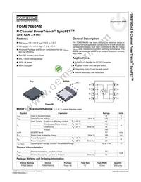 FDMS7660AS Datasheet Page 2