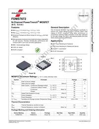 FDMS7672 Datasheet Page 2