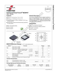 FDMS7680 Datasheet Page 2