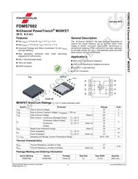FDMS7682 Datasheet Page 2