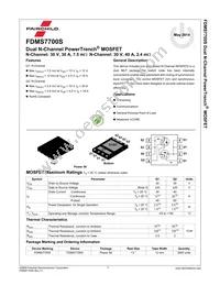 FDMS7700S Datasheet Page 2