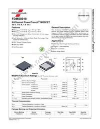 FDMS8018 Datasheet Page 2