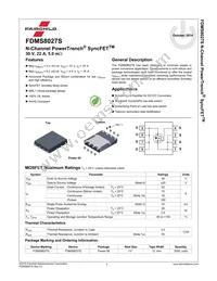 FDMS8027S Datasheet Page 2