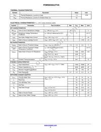 FDMS8350LET40 Datasheet Page 2