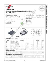FDMS86105 Datasheet Page 2