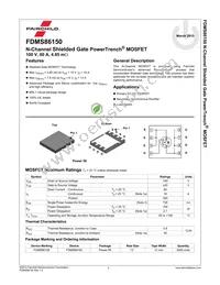 FDMS86150 Datasheet Page 2