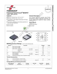 FDMS86263P Datasheet Page 2