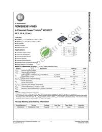 FDMS86381-F085 Datasheet Cover