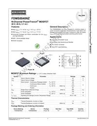 FDMS8848NZ Datasheet Cover
