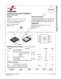 FDMS8880 Datasheet Page 2