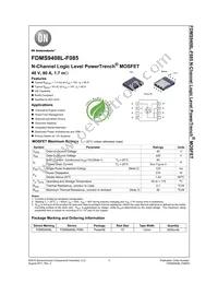 FDMS9408L-F085 Datasheet Cover