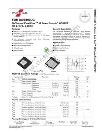 FDMT800100DC Datasheet Page 2