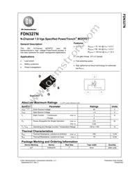 FDN327N Datasheet Cover