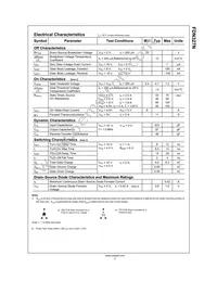 FDN327N Datasheet Page 2