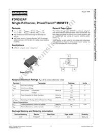 FDN352AP Datasheet Page 2