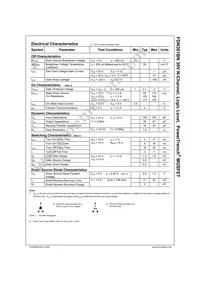 FDN361BN Datasheet Page 3