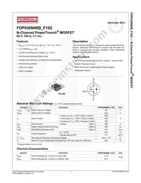 FDP030N06B-F102 Datasheet Page 2