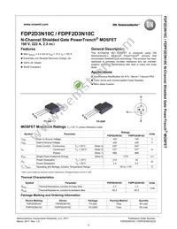 FDP2D3N10C Datasheet Page 2