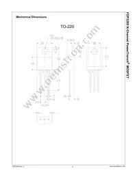 FDP3205 Datasheet Page 7